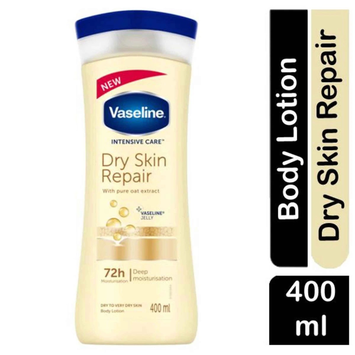 Picture of 400 ml Vaseline Dry skin repair body lotion International South African Product used for male / female