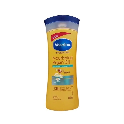 Picture of 400 ml Vaseline Nourishing Argan oil body lotion International South African Product used for male / female