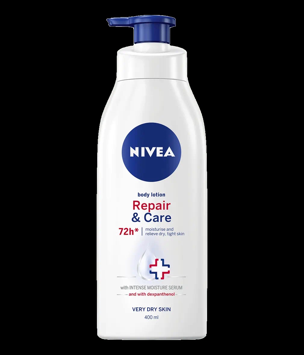 Picture of 400 ml Nivea Repair & Care Body Lotion International Germany product used for male/ female