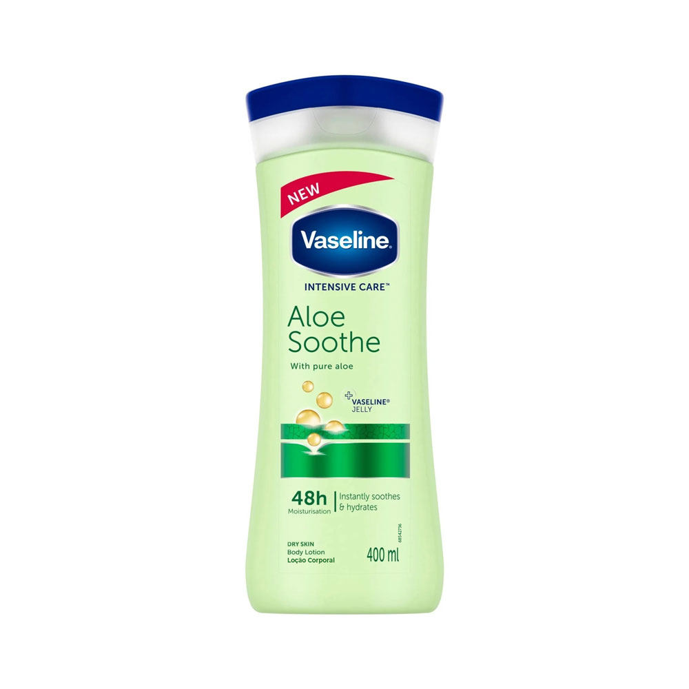 Picture of 400 ml Vaseline Aloe Soothe body lotion International South African Product used for male / female