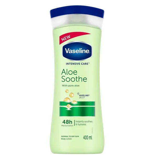 Picture of 400 ml Vaseline Aloe Soothe body lotion International South African Product used for male / female