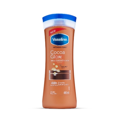 Picture of 400 ml Vaseline Cocoa glow body lotion International South African Product used for male / female