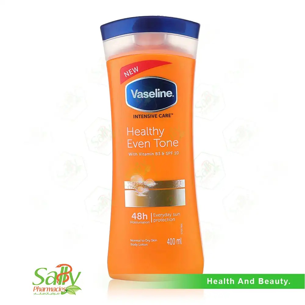 Picture of 400 ml Vaseline Healthy even tone body lotion International South African Product used for male / female