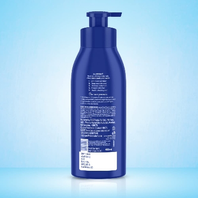 Picture of 400 ml Nivea Body Milk Body Lotion International Indian product used for male/ female