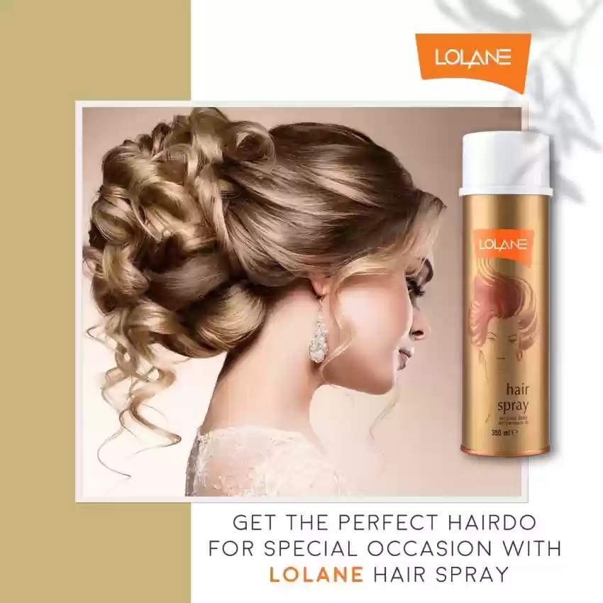 Picture of 350 ml LOLANE hair spray International Thailand product used for male female