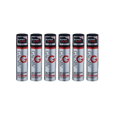 Picture of 66 ml Gatsby super hard level 4 hair spray International UAE product used for male / female