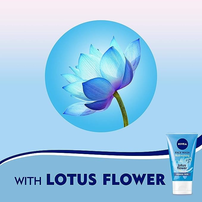 Picture of International France products  Nivea face wash Refreshing ( Lotus flower ) used for male / female - 150 ml