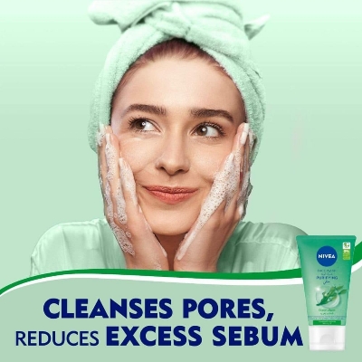 Picture of International Italy products Nivea face wash Purifying ( Ocean algae ) used for male / Female - 150 ml