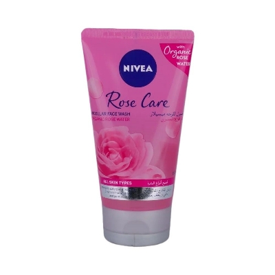 Picture of International Italy products Nivea face wash Rose Care used for male / Female - 150 ml