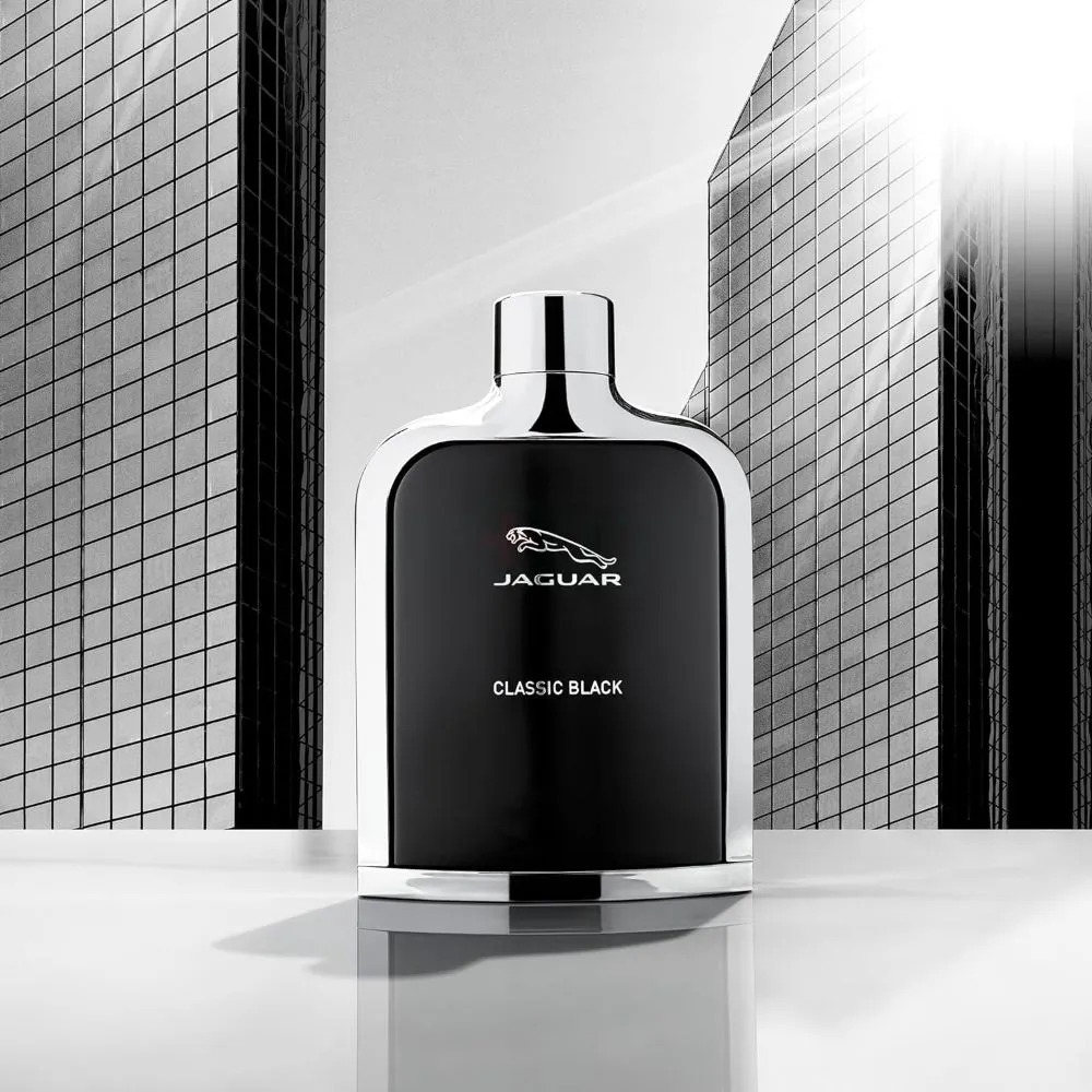 Picture of International France product Body perfume party scent Jaguar Classic Black used for male - 100 ml