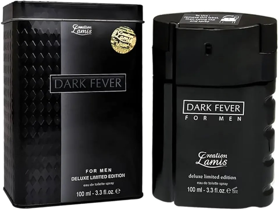 Picture of International UAE product Body perfume party scent creation Lamis Dark Fever used for male - 100 ml
