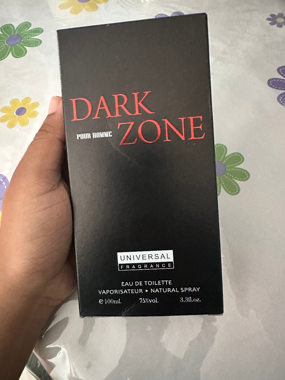 Picture of International UAE product Universal DARK ZONE Body perfume party scent used for male - 100 ml