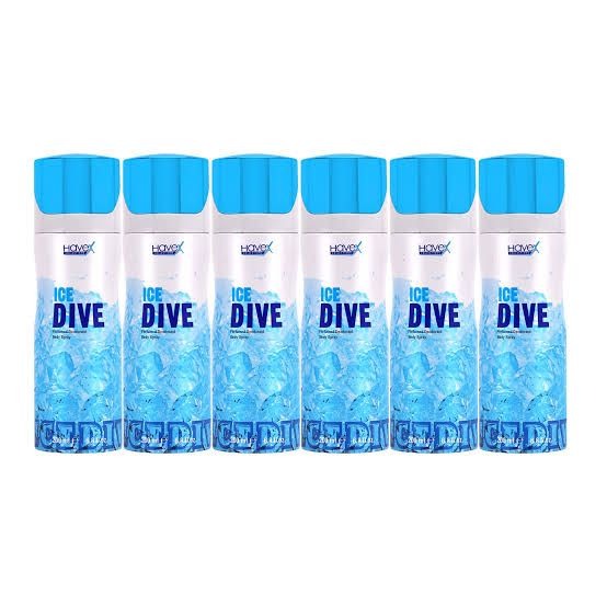 Picture of International UAE product Body spray party scent Havex ICE DIVE used for male- 200 ml