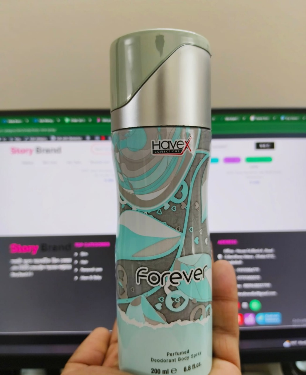 Picture of International UAE product Body spray party scent Havex Forever used for female - 200 ml