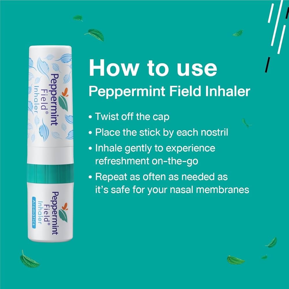 Picture of International Thailand product Peppermint Field Nasal Menthol Inhaler used for male / female - 2CC