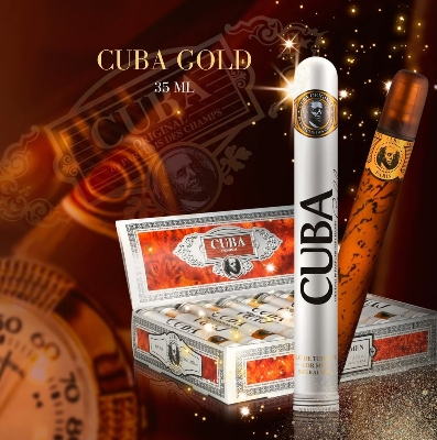 Picture of 35 ml CUBA Gold perfume international UAE product used for male
