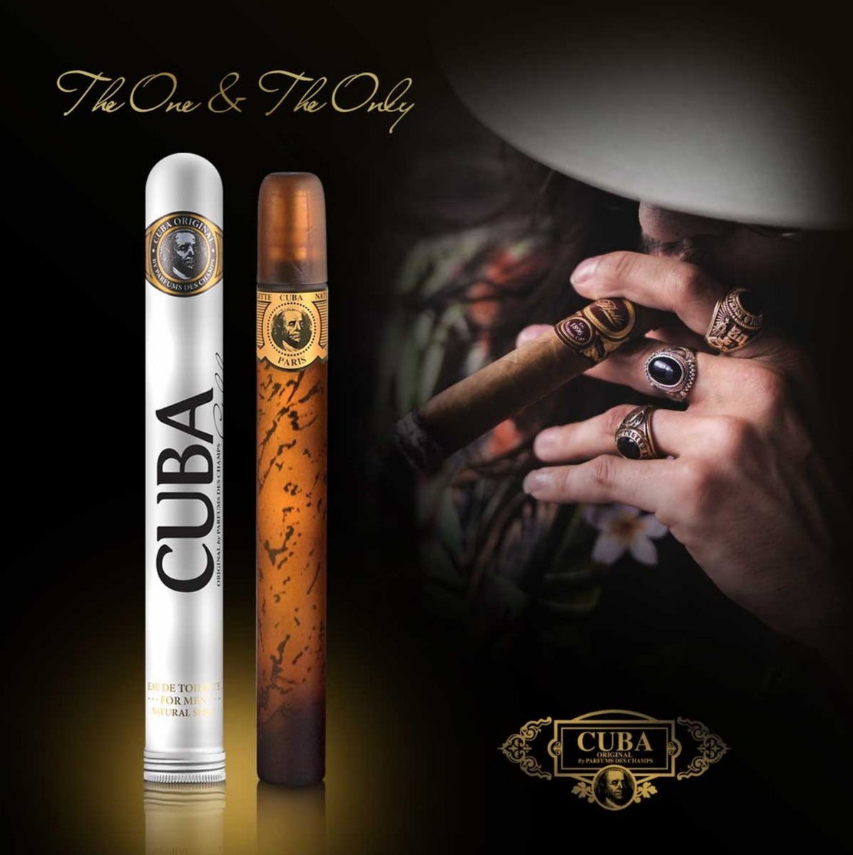 Picture of 35 ml CUBA Gold perfume international UAE product used for male