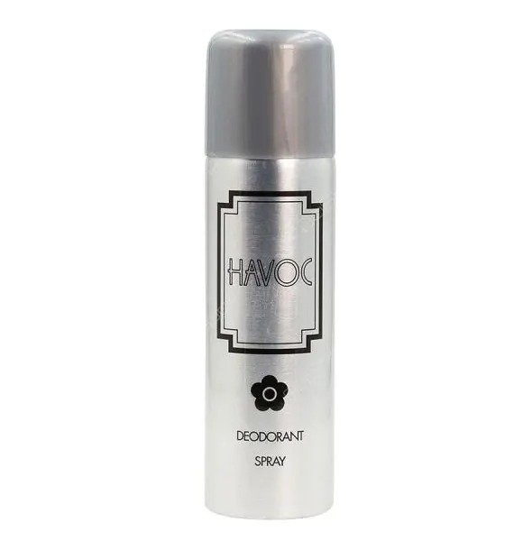 Picture of International UK products Havoc Silver deodorant spray used for male - 200 ml