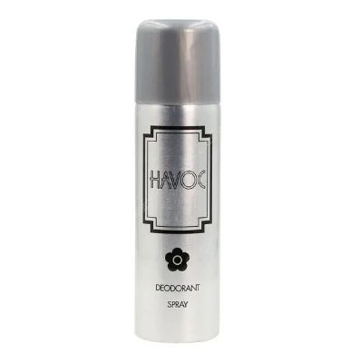 Picture of International UK products Havoc Silver deodorant spray used for male - 200 ml