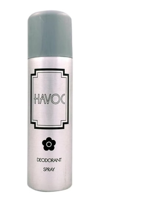 Picture of International UK products Havoc Silver deodorant spray used for male - 200 ml