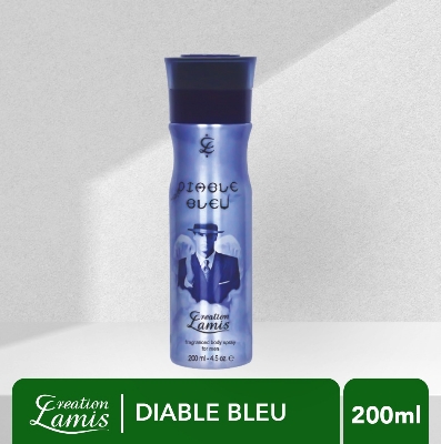 Picture of International UAE product Body Spray Creation Lamis Diable Blue used for male - 200 ml