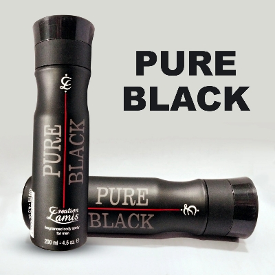 Picture of International UAE product Body Spray Creation Lamis Pure BLack perfume for male - 200