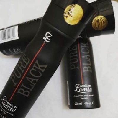 Picture of International UAE product Body Spray Creation Lamis Pure BLack perfume for male - 200