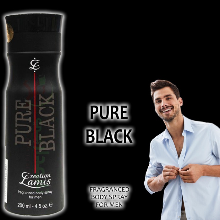 Picture of International UAE product Body Spray Creation Lamis Pure BLack perfume for male - 200
