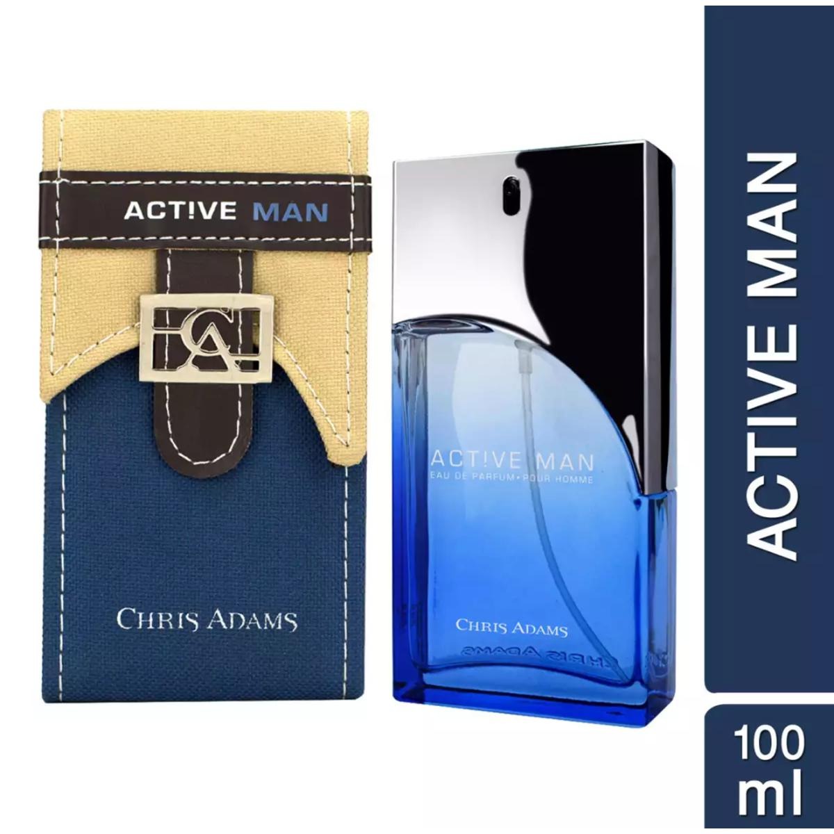 Picture of International UAE products CHRIS ADAMS ACTIVE MAN EDP 100ML Spray for Men