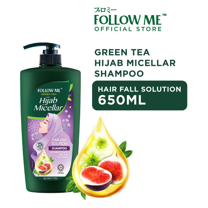 Picture of International Malaysian product Hair care item follow me Hijab Micellar hair fall solution shampoo - 650 ml
