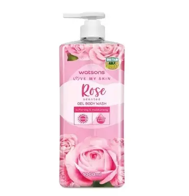Picture of International Thailand product Body wash Watsons ROSE Shower gel used for male/ female - 1000 ml