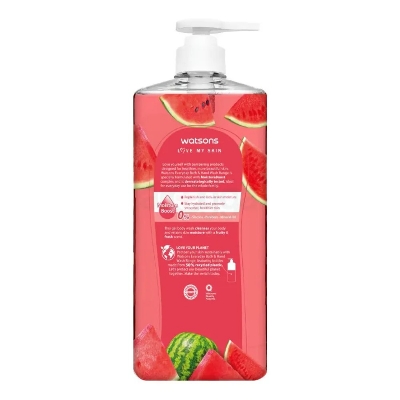 Picture of International Thailand product Body wash Watsons WATERMELON Shower gel used for male/ female - 1000 ml