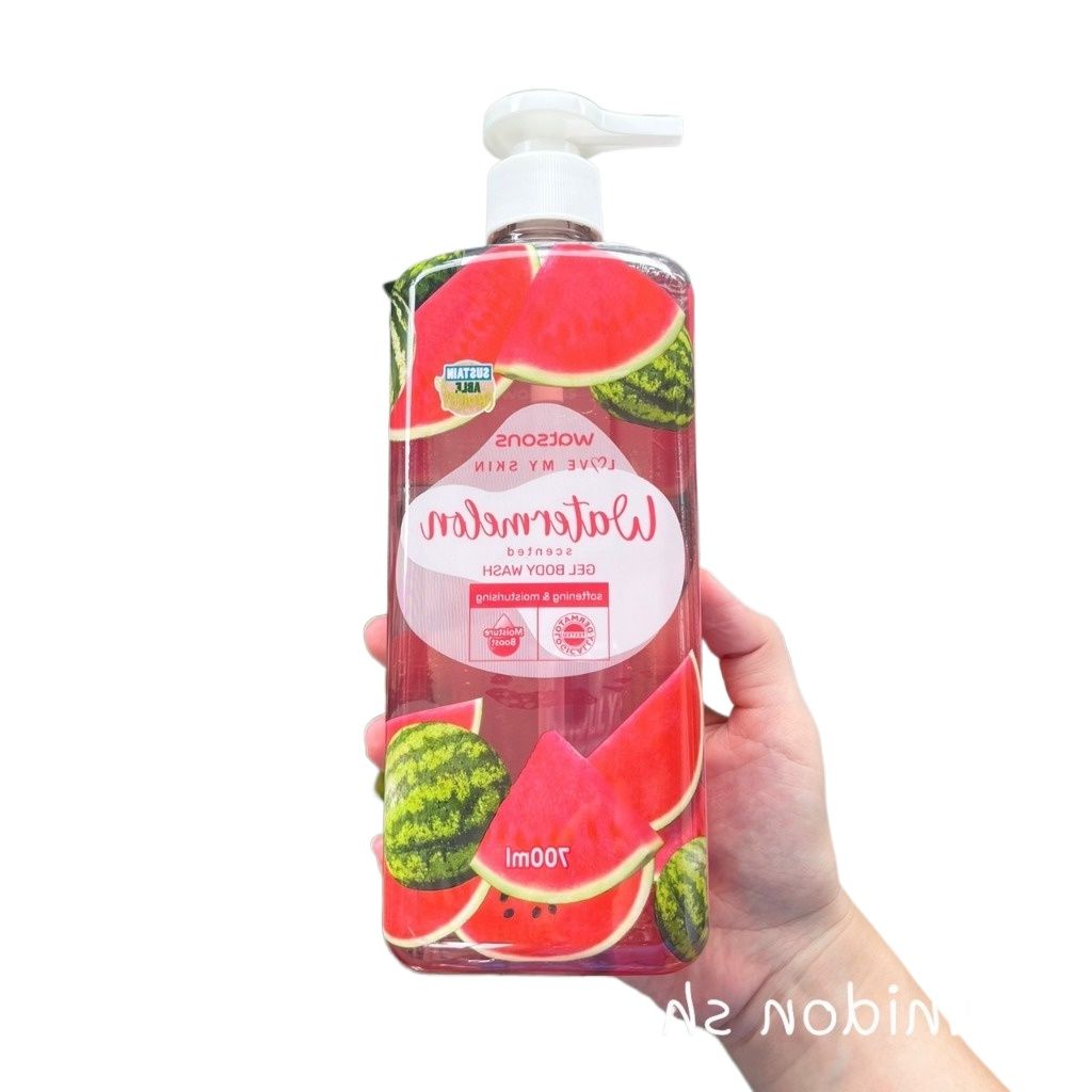 Picture of International Thailand product Body wash Watsons WATERMELON Shower gel used for male/ female - 1000 ml