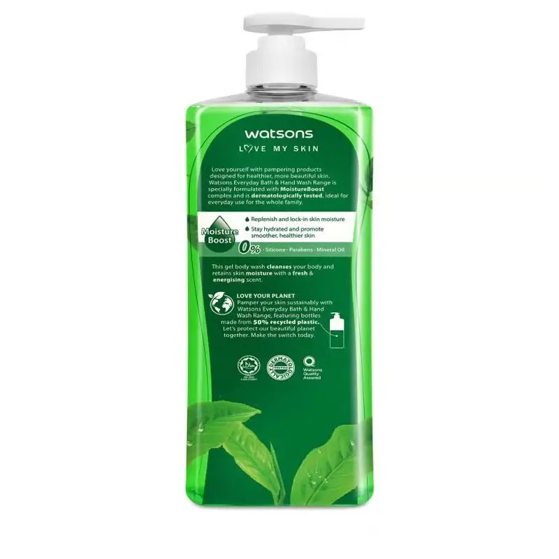 Picture of International Thailand product Body wash Watsons GREEN TEA Shower gel used for male/ female - 1000 ml