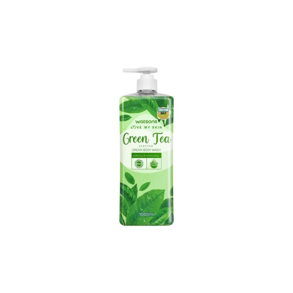 Picture of International Thailand product Body wash Watsons GREEN TEA Shower gel used for male/ female - 1000 ml