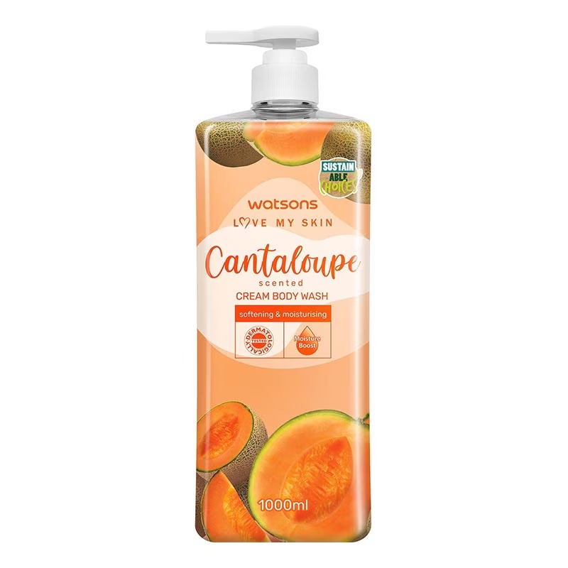 Picture of International Thailand product Body wash Watsons CANTALOUPE Shower gel used for male/ female - 1000 ml