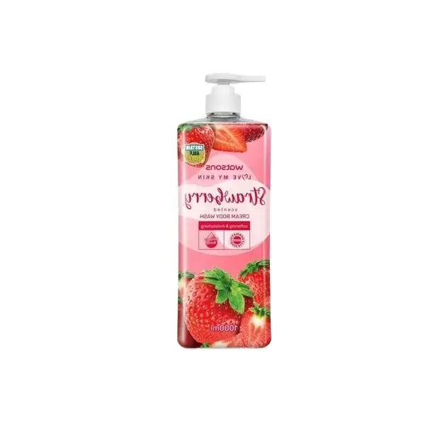 Picture of International Thailand product Body wash Watsons STRAWBERRY Shower gel used for male/ female - 1000 ml