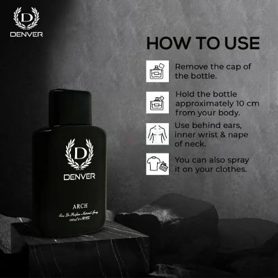 Picture of International Indian product Body perfume party scent Denver Arch Used for male - 100 ml