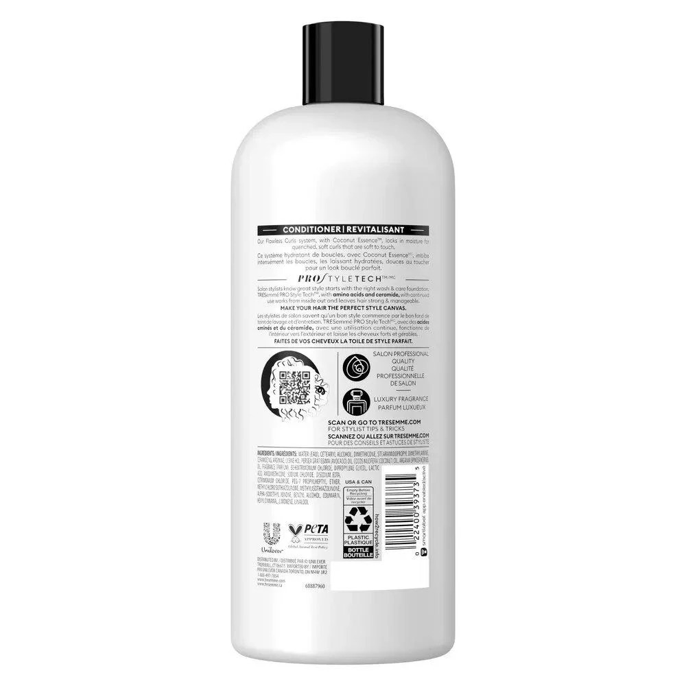 Picture of International USA Product Hair care Conditioner Tresemme  Flawless Curls used for male/female - 828 ml