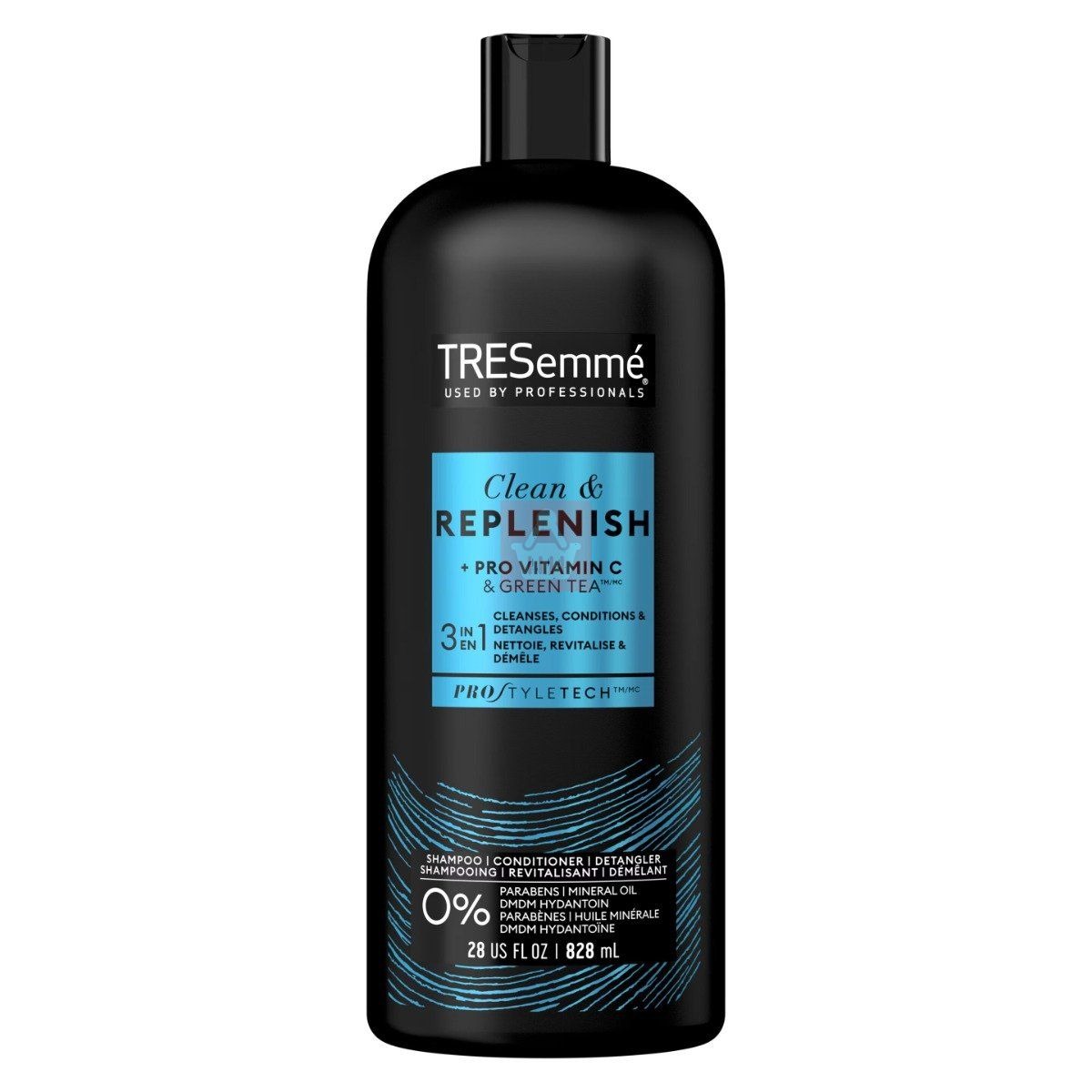 Picture of International USA Product Hair care Tresemme shampoo Cleanse & Replenish used for male/female - 828 ml