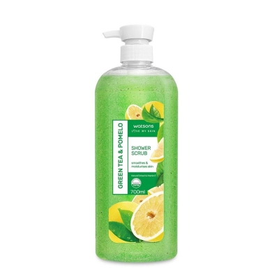 Picture of International Thailand product Body wash Shower scrub Watsons GREEN TEA AND POMELO used for male / female - 700 ml