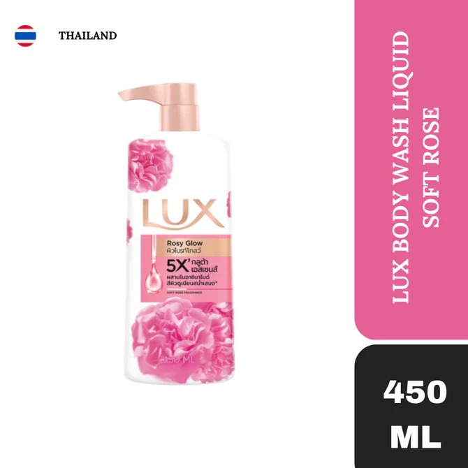 Picture of International Thailand product Skin care Lux Soft rose shower gel used for male / female - 450 ml