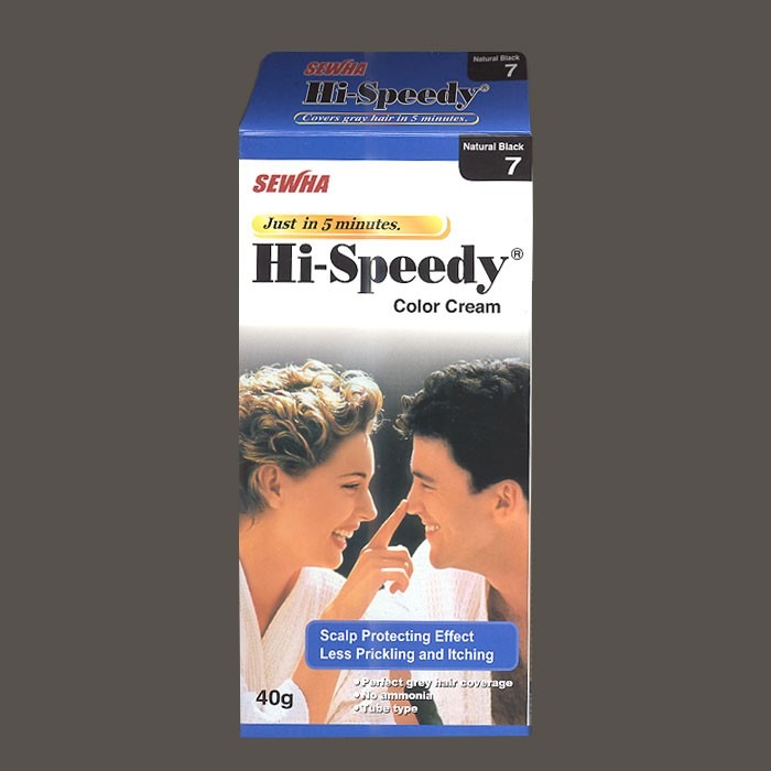Picture of International Korean product hair styling hair care Hi speedy hair color - 40 gm