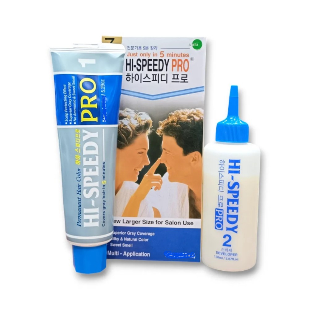 Picture of International Korean product hair styling hair care Hi speedy hair color - 120 gm