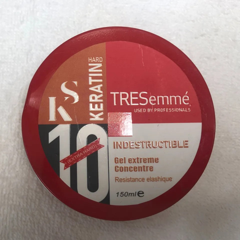 Picture of 150 ml TRESemme Extra hard extreme Concentre hair gel International Thailand product used for male