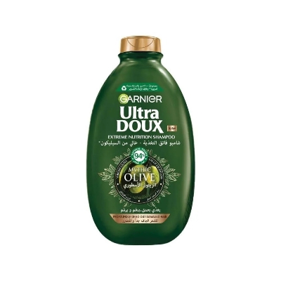 Picture of 400 ml Garnier Ultra Doux Mythic OLIVE Extreme Nourishing Shampoo International Egypt product used for male female
