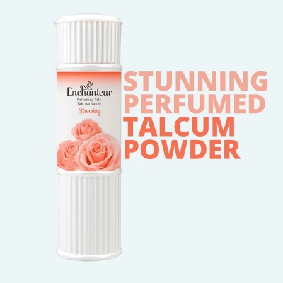 Picture of International Malaysian product Enchanteur Talcum Stunning Powder used for male/female - 250 gm