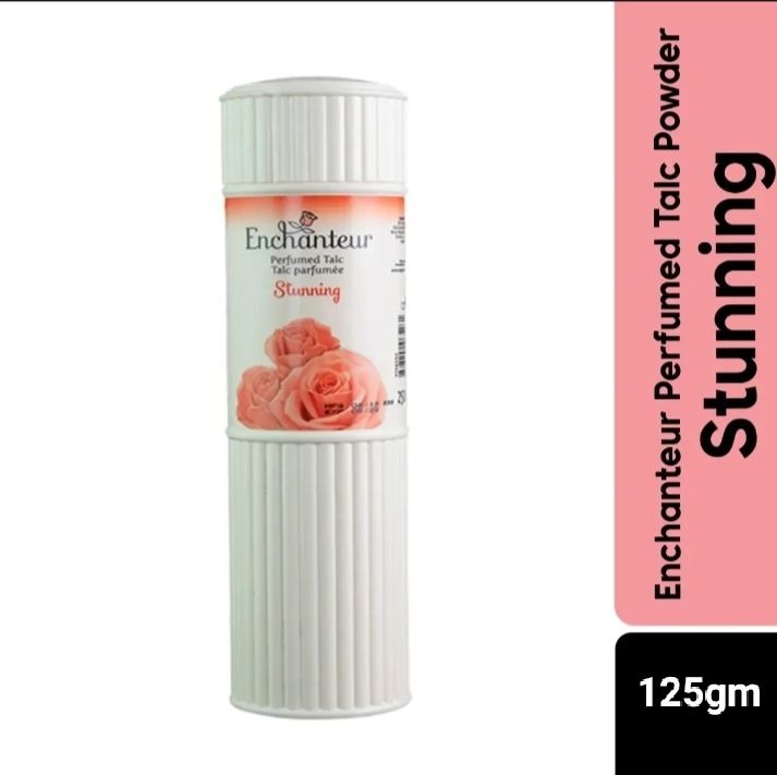 Picture of International Malaysian product Enchanteur Talcum Stunning Powder used for male/female - 125 gm
