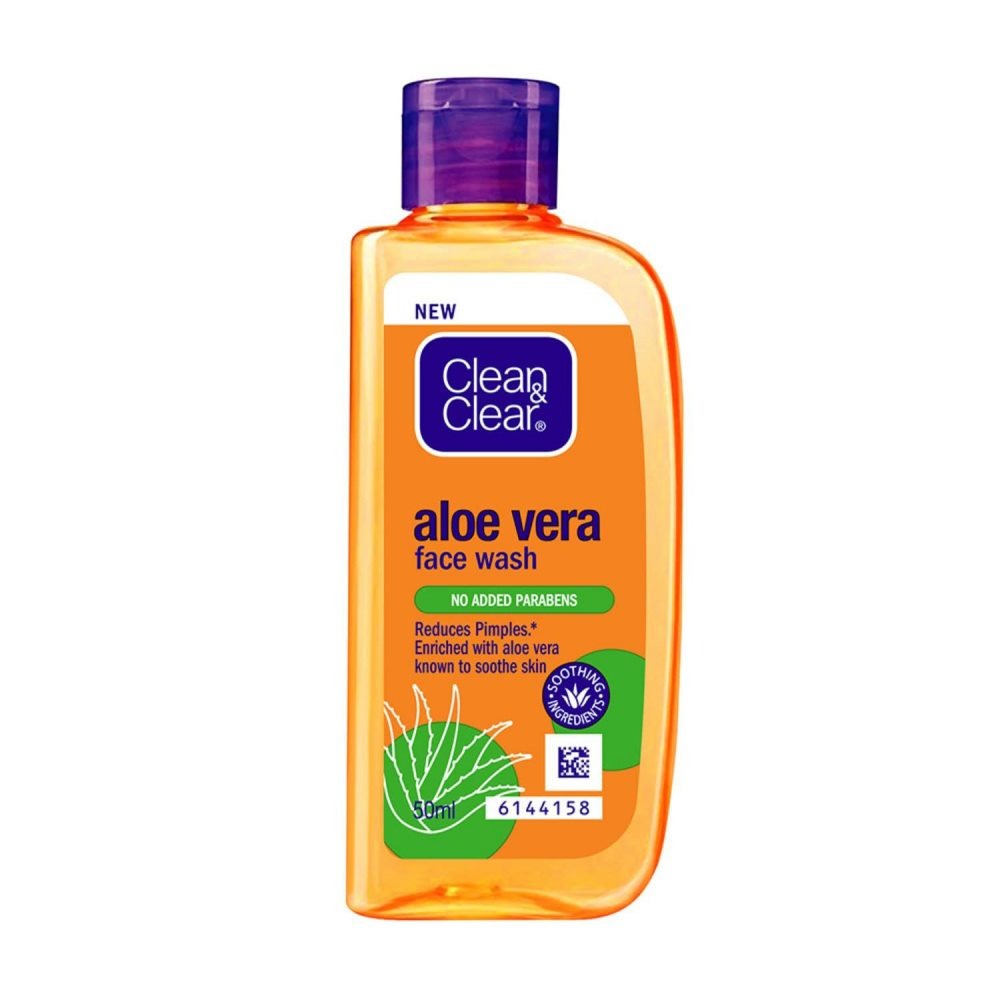 Picture of International Indian Product Clean & Clear Aloe Vera Facewash used for male / female - 50 ml