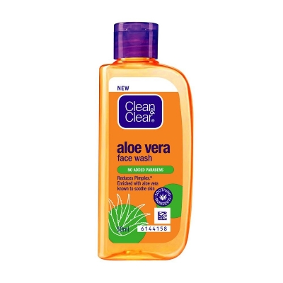 Picture of International Indian Product Clean & Clear Aloe Vera Facewash used for male / female - 50 ml